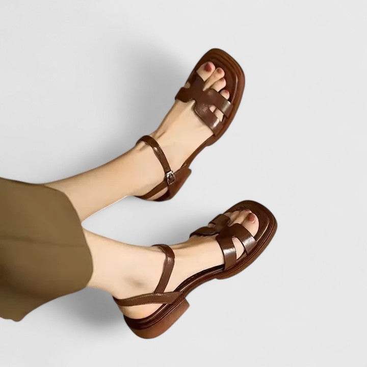 Phileine | Dames Comfortabele Platte Flexibele Sandalen