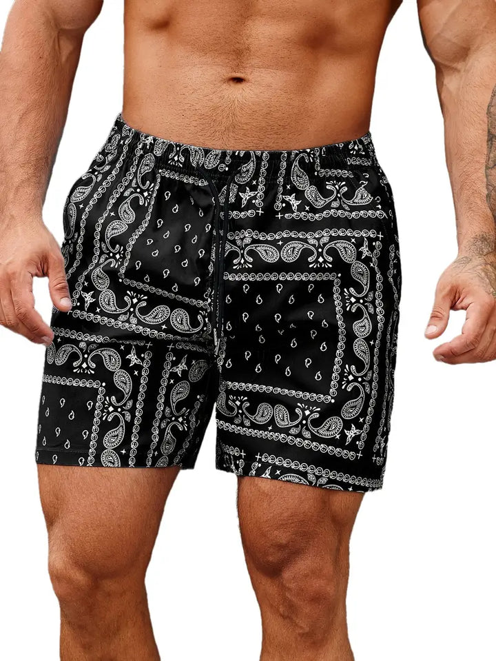Rico | Heren Zwembroek Strand Paisley Print Relaxed Fit