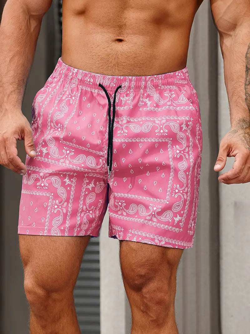Rico | Heren Zwembroek Strand Paisley Print Relaxed Fit