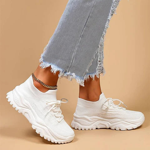 Roos | Dames Sneakers Chunky Casual Ademend Lichtgewicht Comfortabel