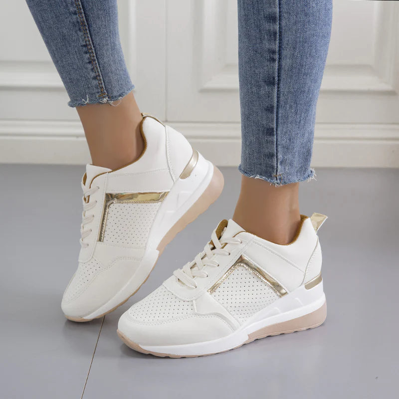 Sofie | Dames Sneakers Wedge Dagelijks Verborgen Hak