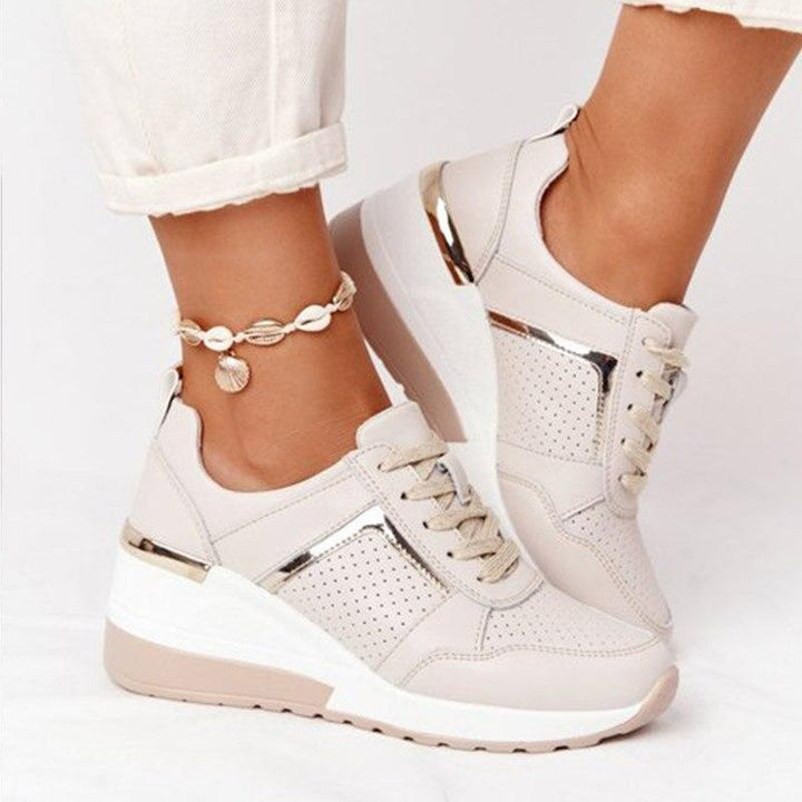 Sofie | Dames Sneakers Wedge Dagelijks Verborgen Hak