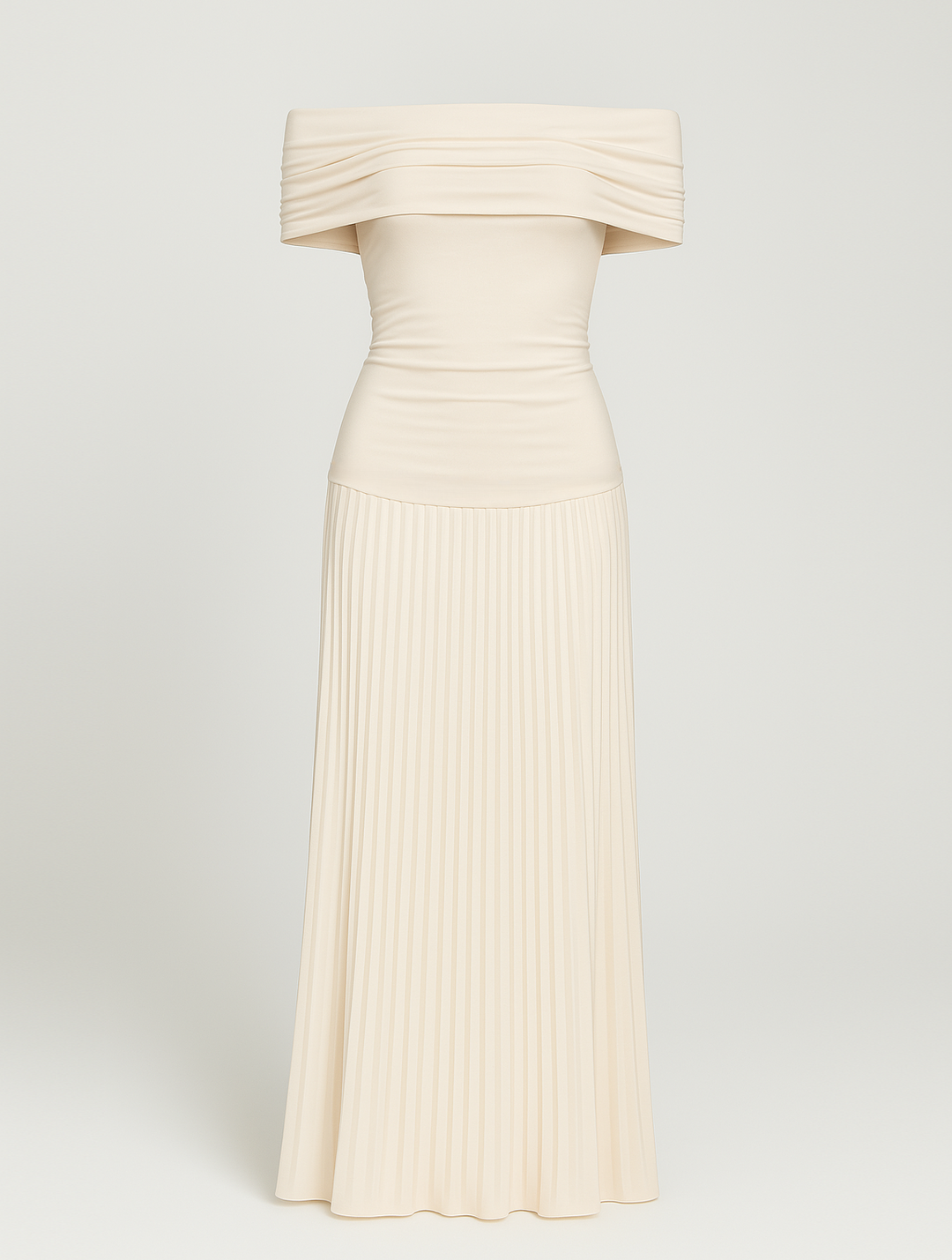 Tessa | Dames Geplooide Maxi-jurk Bruiloft Gast
