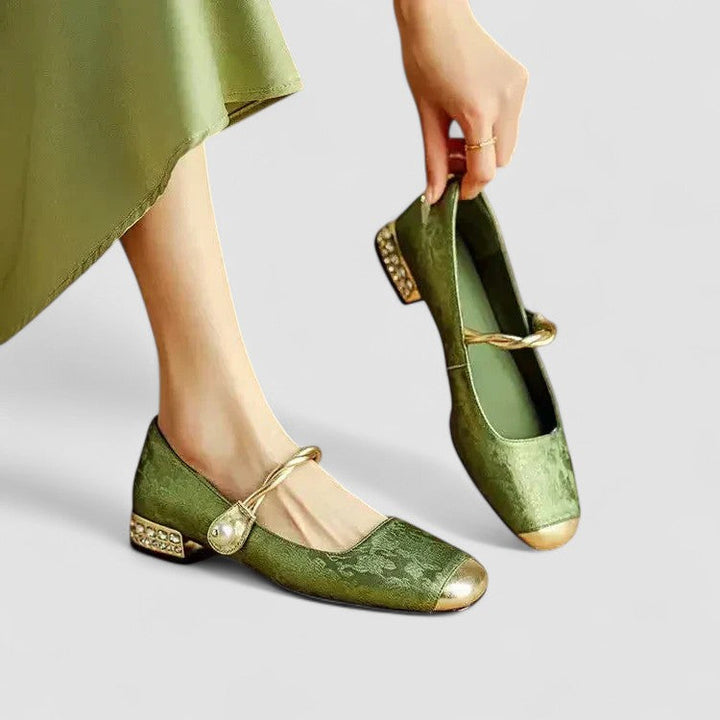 Wies | Dames Elegante Mary Jane Lage Schoenen