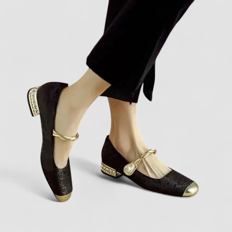 Wies | Dames Elegante Mary Jane Lage Schoenen