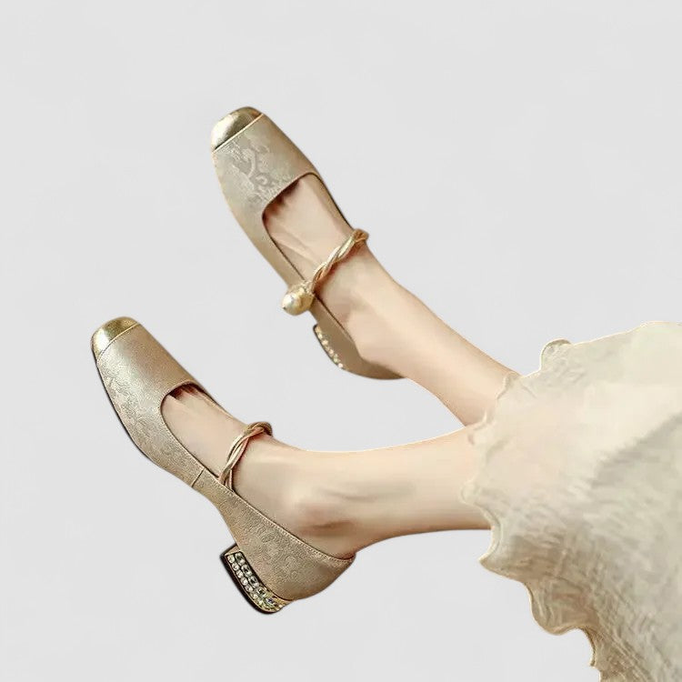 Wies | Dames Elegante Mary Jane Lage Schoenen