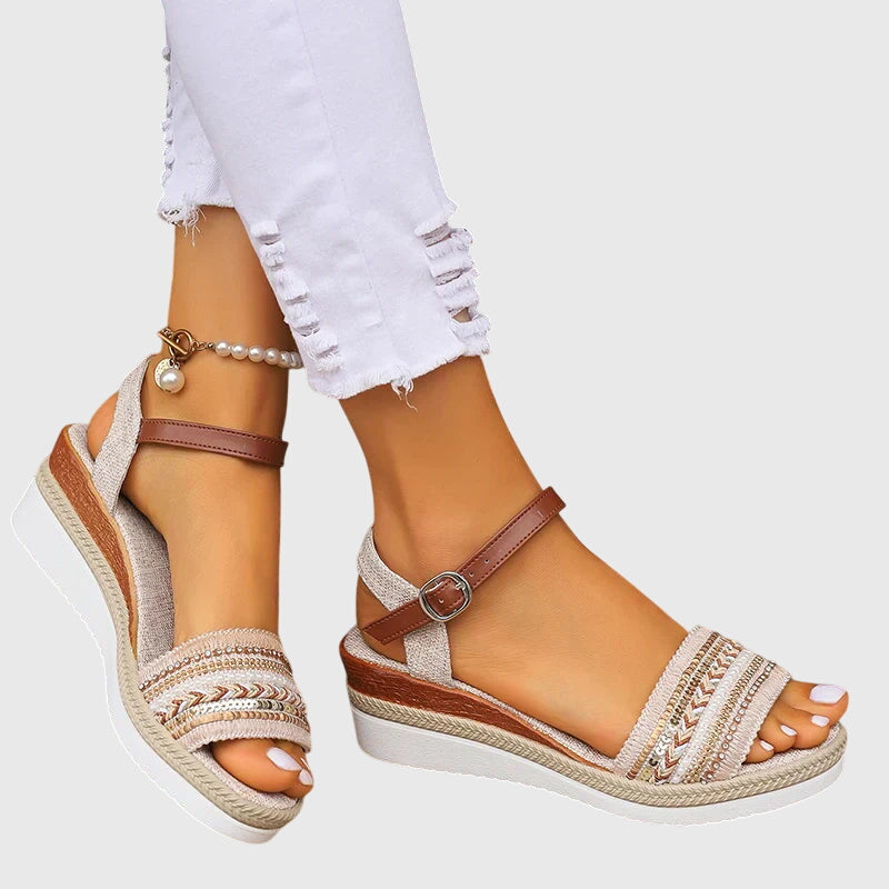 Willemijn | Stijlvolle Dames Orthopedische Zomer Sandalen