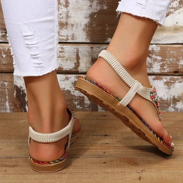 Zara | Dames Boho Zomer Sandalen Platte Hak