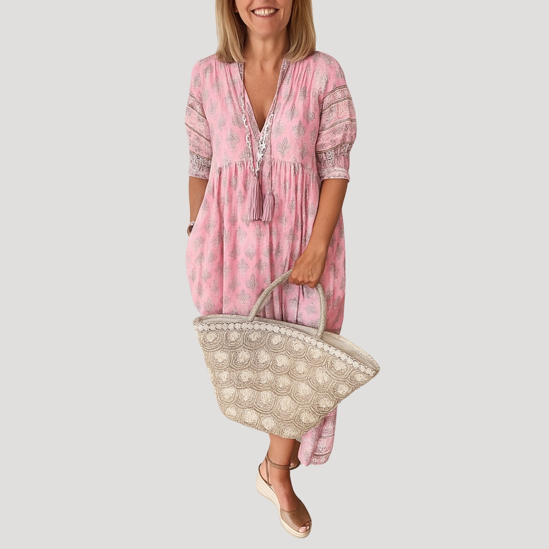 Luna | Ontspannen Dames Maxi Jurk Boho Comfortabel