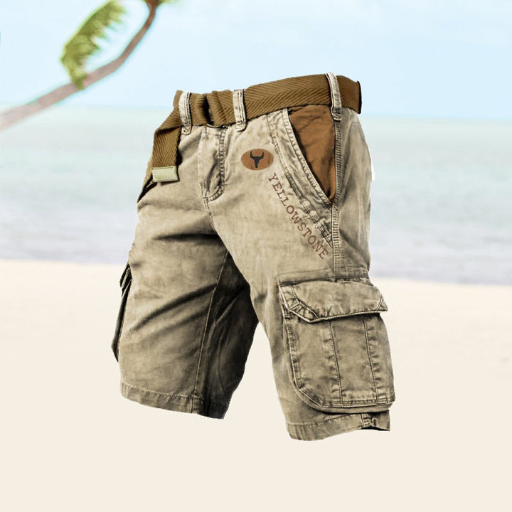 Zion | Praktische Heren Zomer Cargo Korte Broek