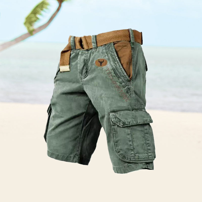 Zion | Praktische Heren Zomer Cargo Korte Broek