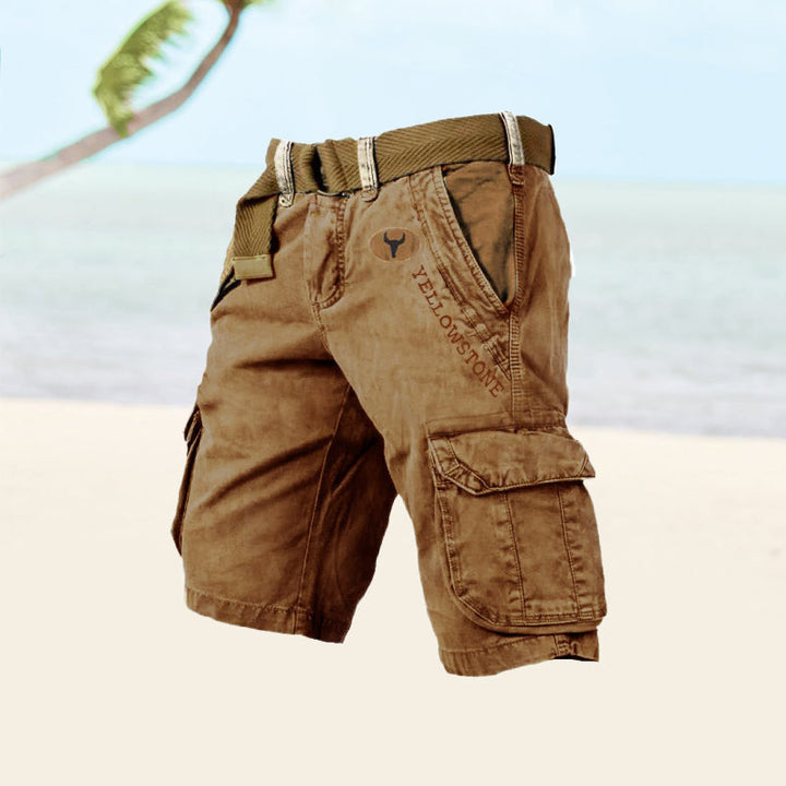 Zion | Praktische Heren Zomer Cargo Korte Broek